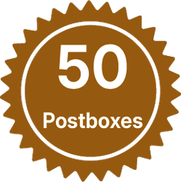 50 postboxes