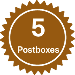 5 postboxes