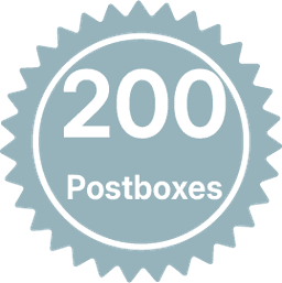 200 postboxes
