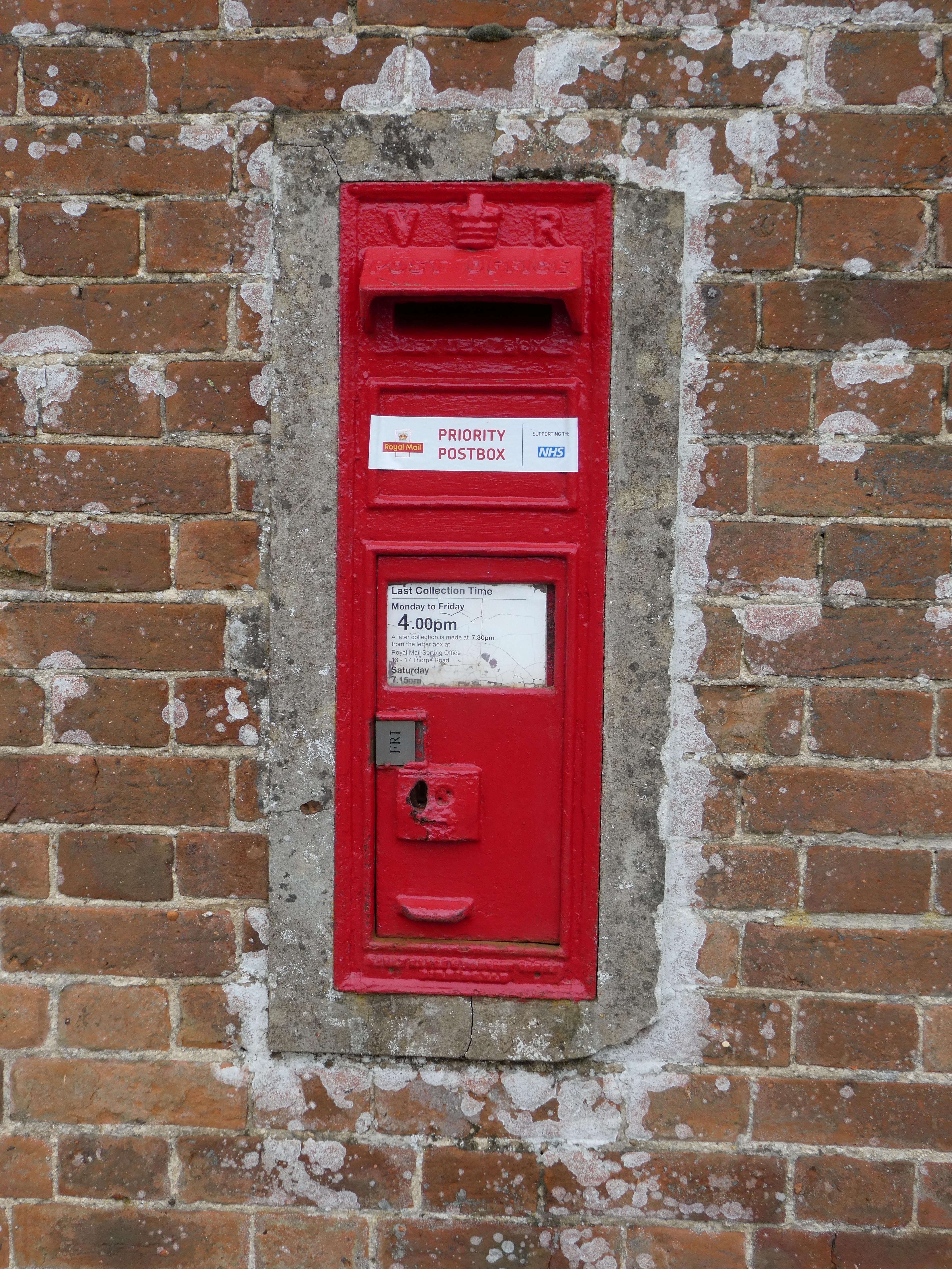 Royal Mail wall box, Salle, Norfolk