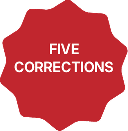 5 corrections