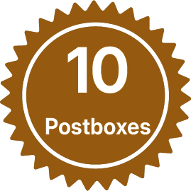 10 postboxes