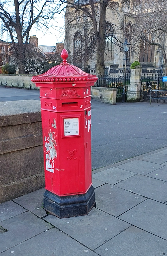 Postbox: Bethel Street Pedestrian zone, Norwich, Norwich, Norfolk