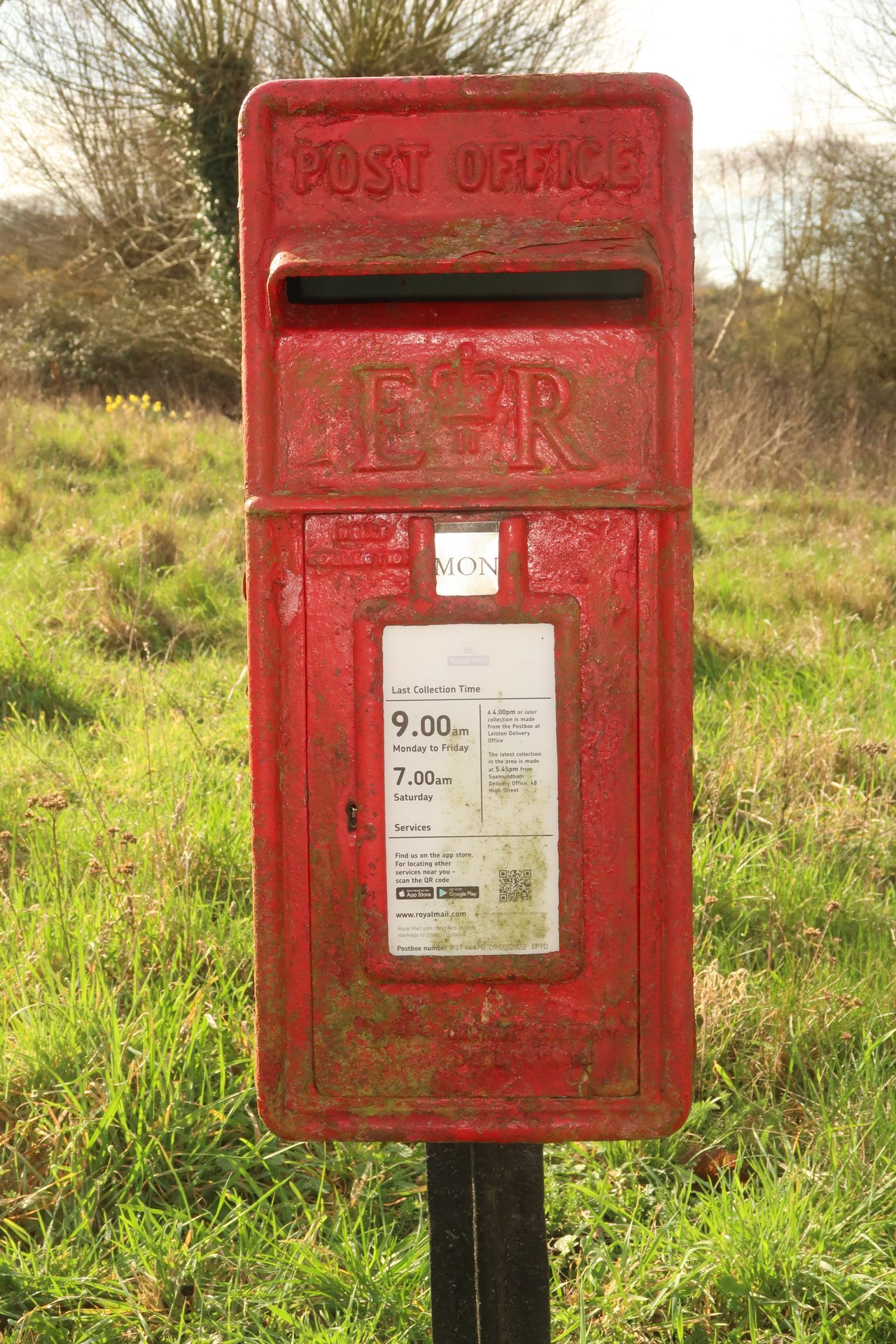 Post Office Road, Knodishall, Queen Elizabeth II