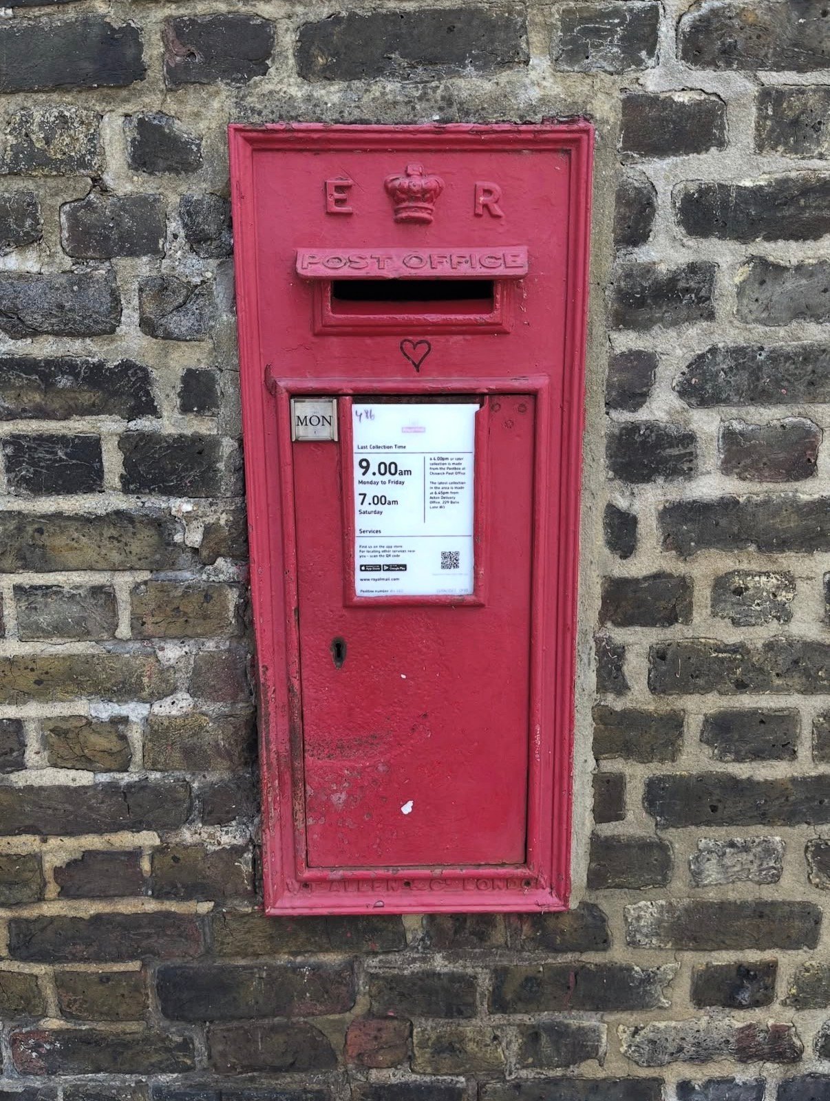 Heathfield Terrace, Greater London, King Edward VII