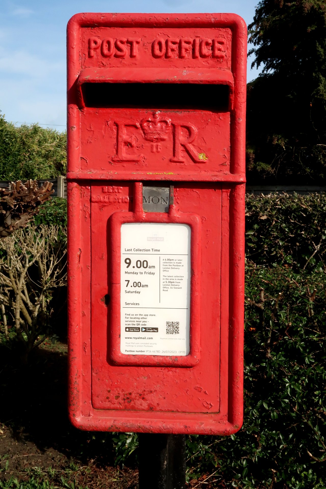 Seaward Avenue, Leiston, Queen Elizabeth II