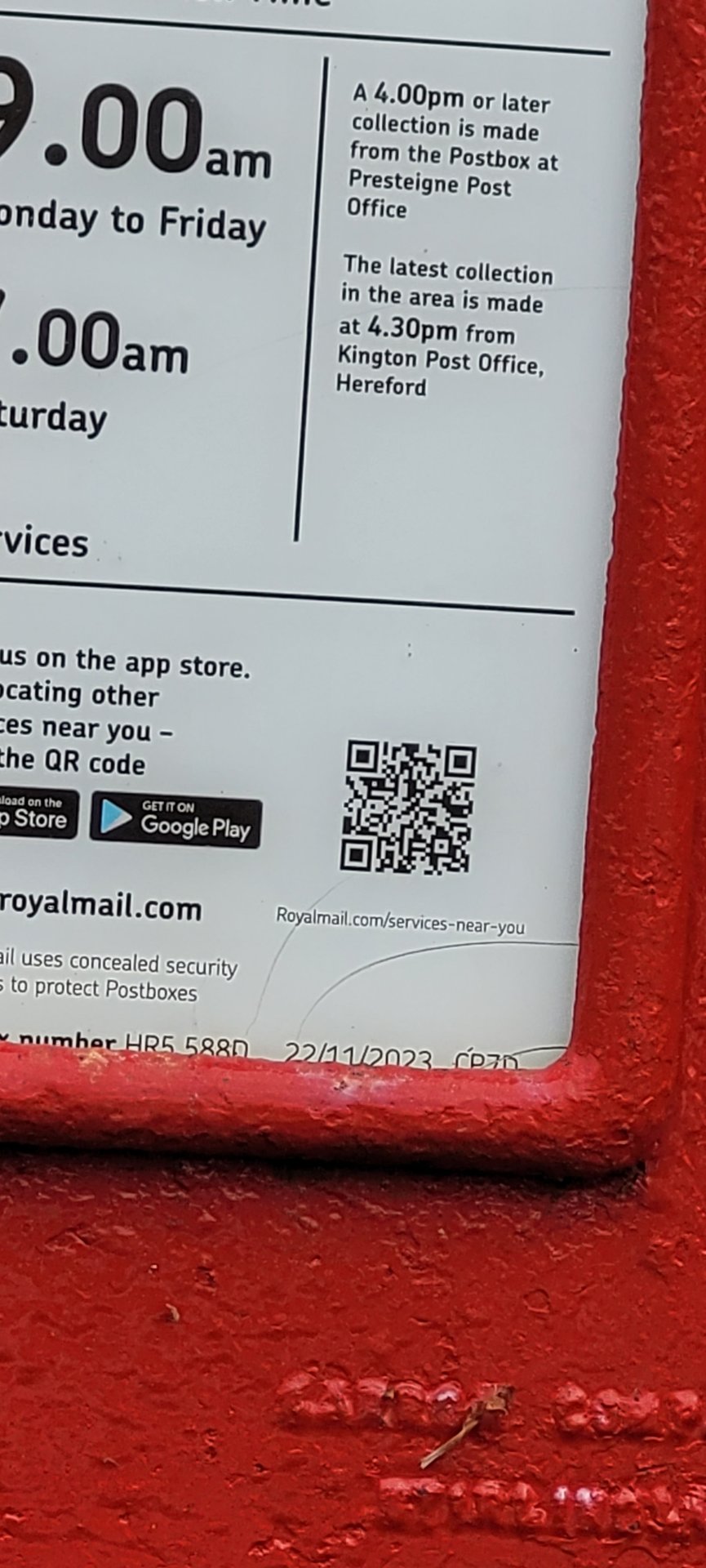 B4355, Titley photo 2