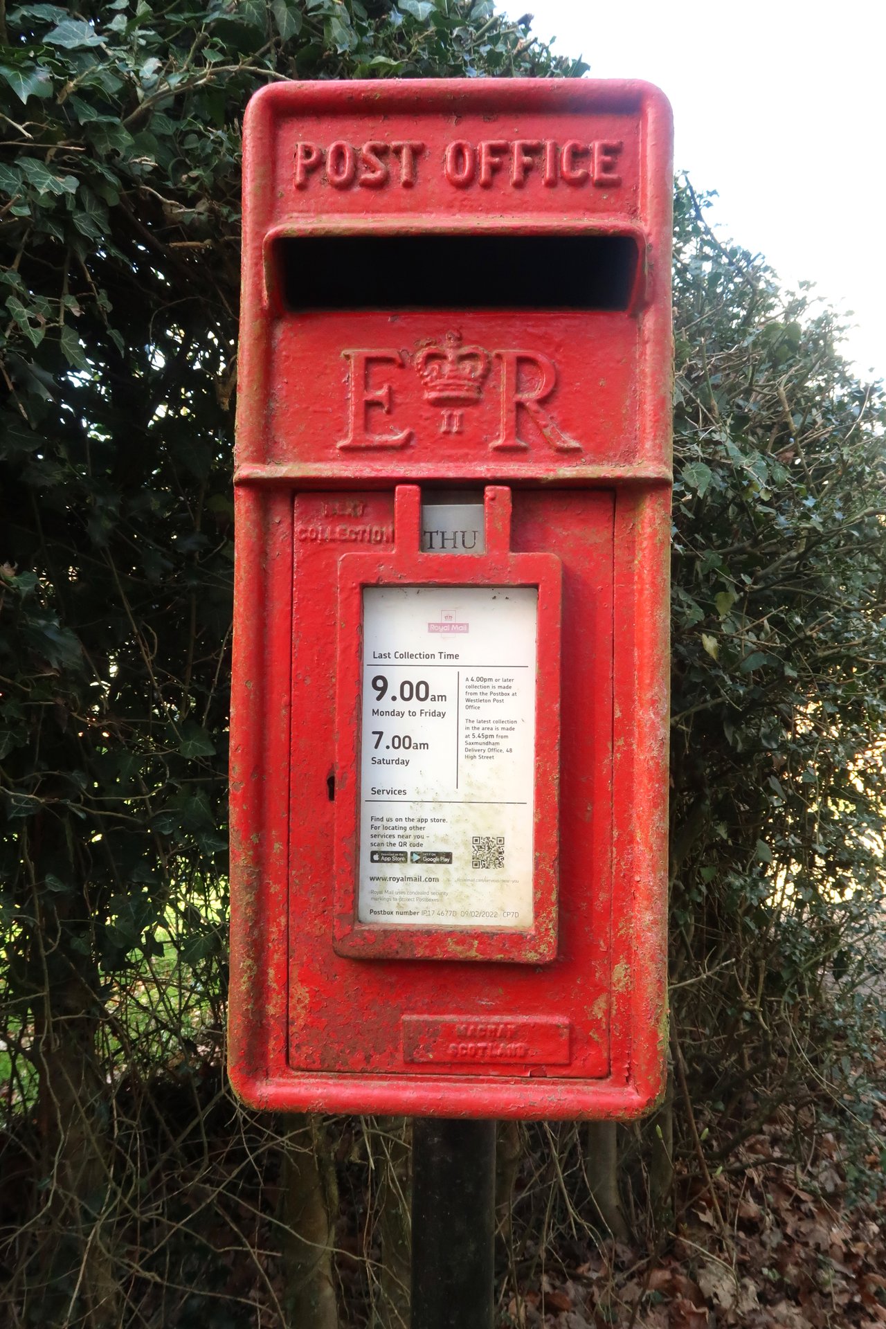 St Helena, Dunwich, Queen Elizabeth II