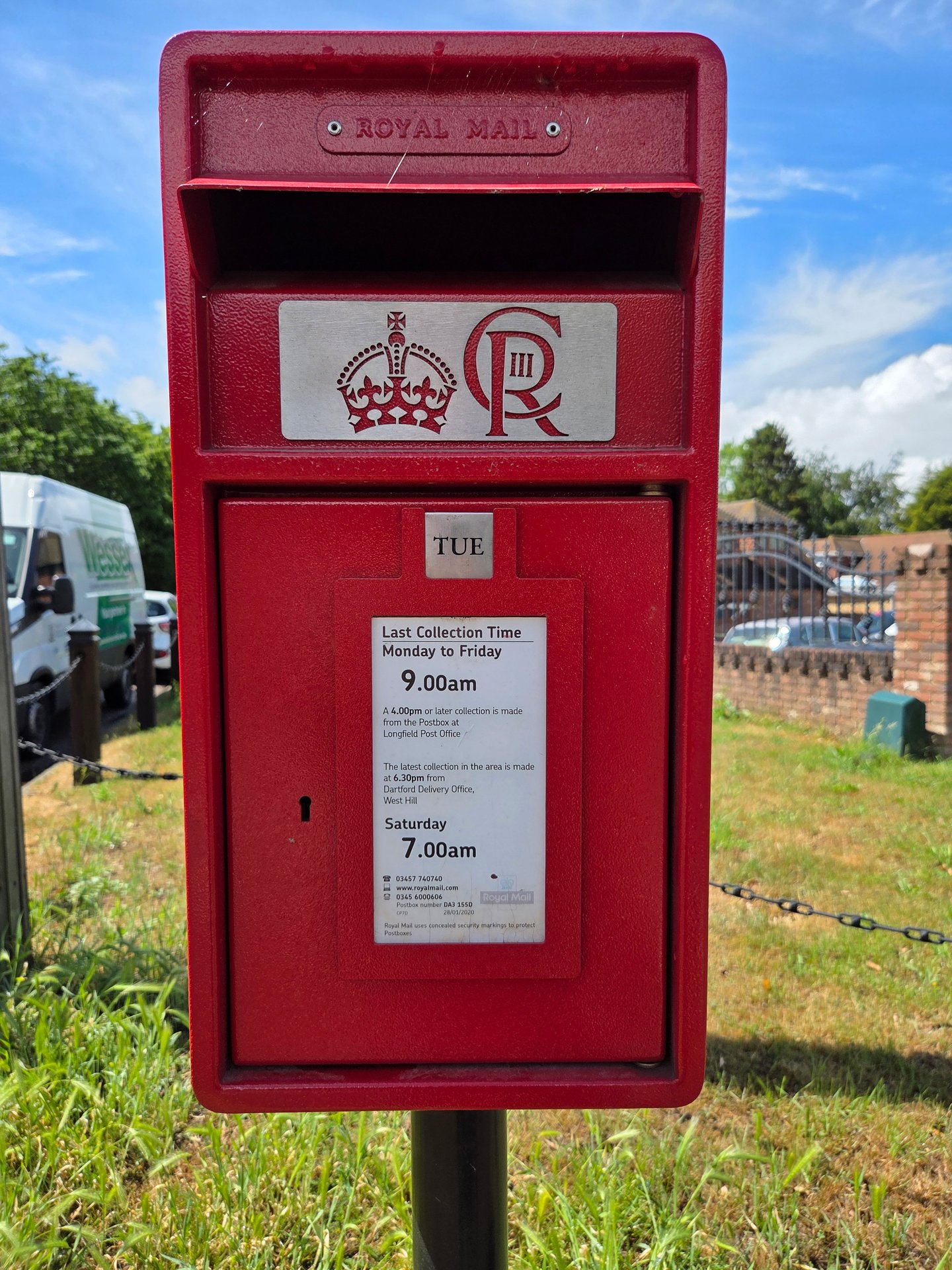 Gorse Wood Road, New Barn, King Charles III