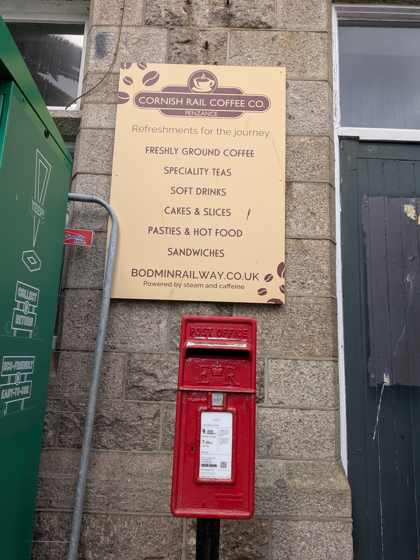 Postbox: Station Road, Gulval, Gulval, Cornwall
