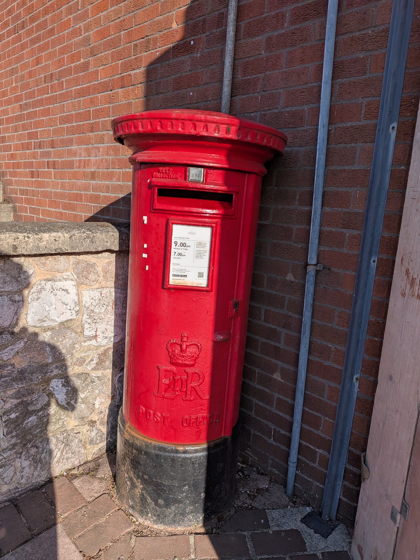 Postbox: Market Street, Exeter, Exeter, Devon